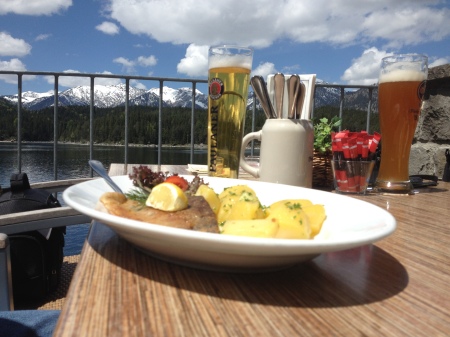 Lunch by the Eibsee