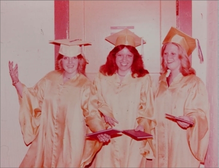 Carol Stevens, Peggy (McConnell) Fevaleaki & Annette (Skaran) Luft