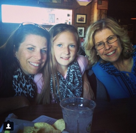 Christie, Katie and I at Pappy and Harriets,