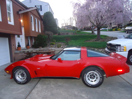 Our OWN little red Vette!