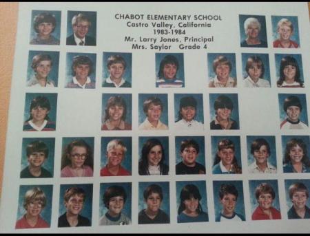 Audrey Gross' album, Chabot Elementary  1983 1984