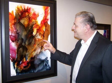 My art being exhibited at the San Juan College