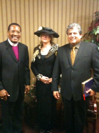 Bishop Charles E. Blake Sr., my wife and me