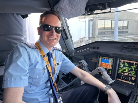 Captain Patrick at JetBlue. 