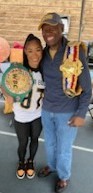 Boxing Champ Alycia Baumgardner at JCSU 10/13 