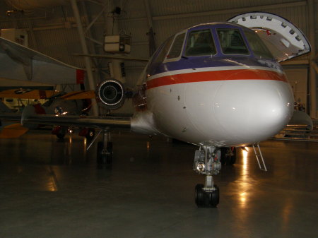 N8FE nose section at Air and Space museum