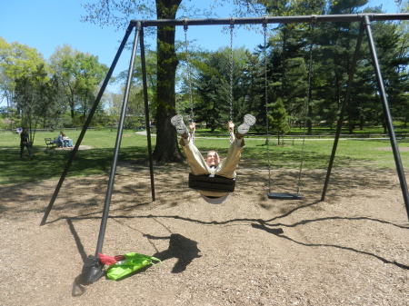 A swinger in Central Park