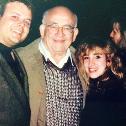 With Ed Asner 1995 in ABC's Thunder Alley