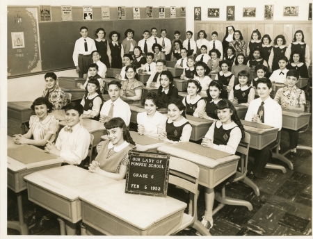 1952 - 6th grade Our Lady of Pompeii Chicago