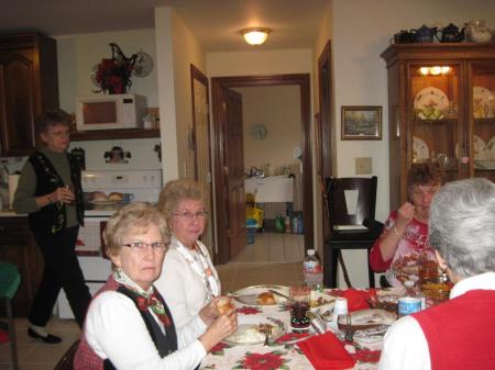 Carolyn Tiemeyer's album, Christmas luncheon at Barb