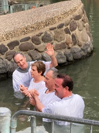 Baptized in the Jordan River