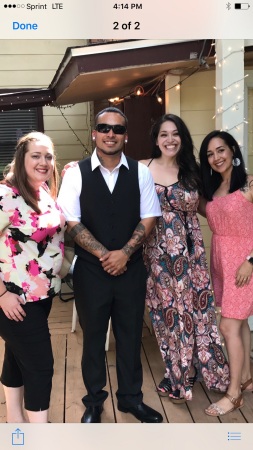 My daughters and nephew Rich Orozco