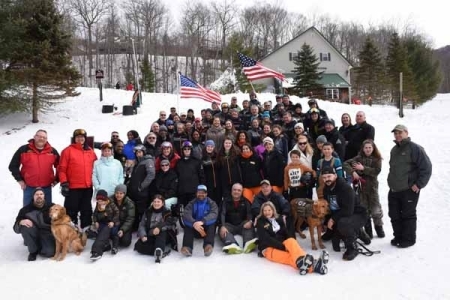 Snow Fest with Stride Wounded Warrories