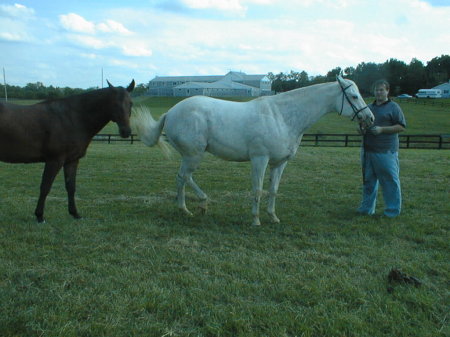 Me with two of our horses