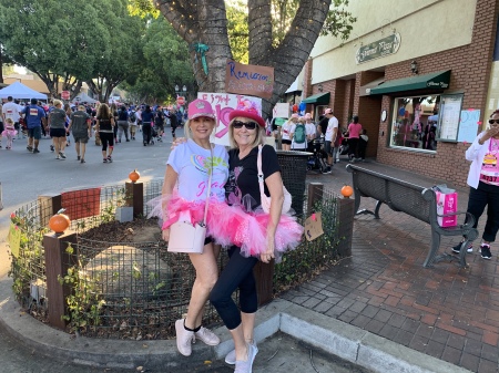 Breast cancer walk with Jeannie Sweet  2019