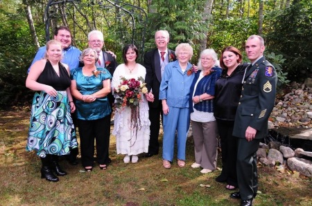 My husband Jerry and my wedding in 2008.