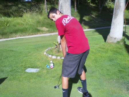 My Grandson Tyler, Golfing in Fullerton