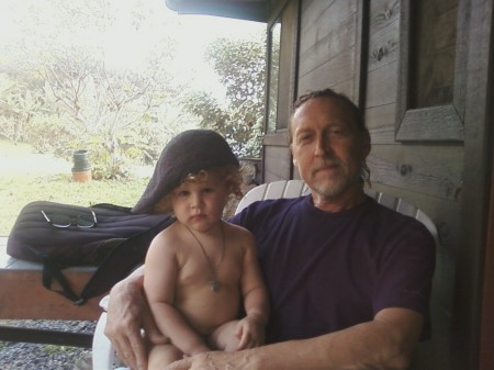 Grandson James and I