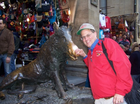 Piggy Market in Florence Italy