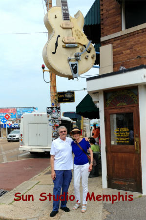 Susan and I at Sun Records Memphis 7/2/2018