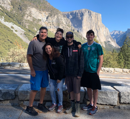 Family time in Yosemite