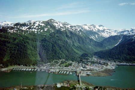 Juneau, AK from the air