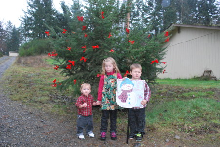 Three of my Grandbabies Christmas 2012!