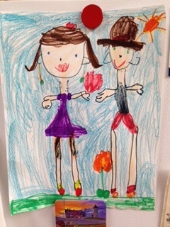 People drawn by my granddaughter Taylor.