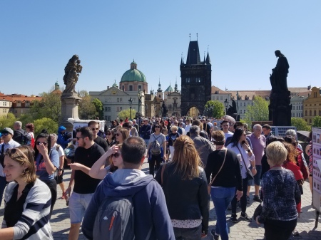 Charles Bridge - Prague on Easter