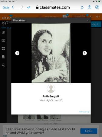 Ruth Burgett's Classmates® Profile Photo