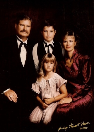 Our family. Me, Cameron, Carol & Sydney 1995