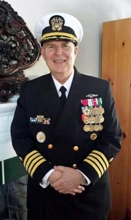 Full Dress Blues Navy Captain