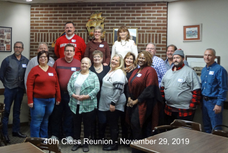 40th Class Reunion 11/29/19