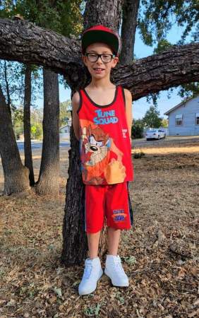 Grandson Rayder. Starting 4th grade!