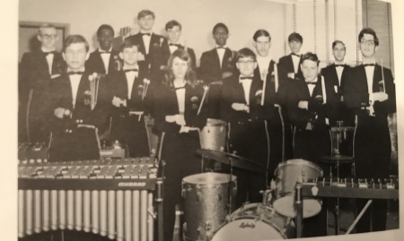 BPHS’s first Percussion Ensemble: spring, 1970