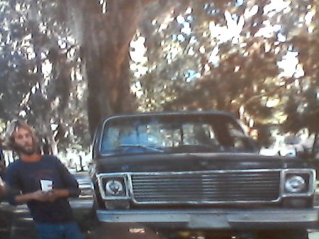 Kevin and his truck in Florida