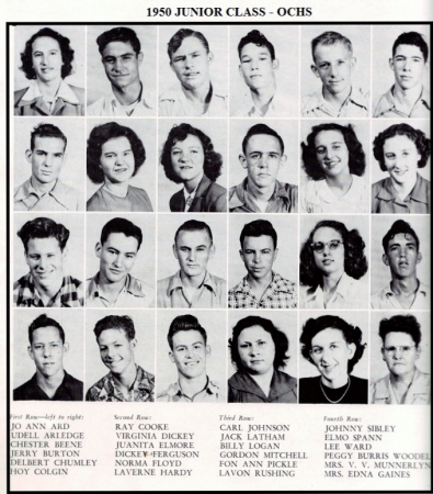 Marilyn Parker's album, SENIOR CLASS OF 1954