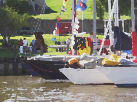 Rafted Boats, Tristate Regatta