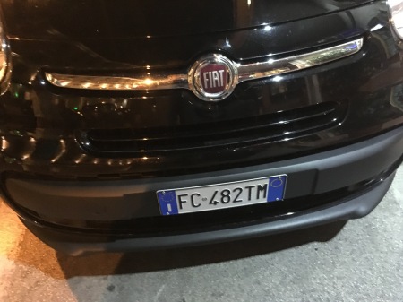 Our car in Italy 