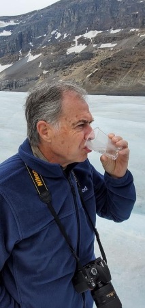 Drinking Glacier Water in Canada July 2023