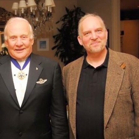 Buzz Aldrin, Apollo astronaut, & Rick Camp