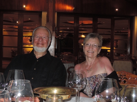 our 50th anniversary in Bali, Indonesia, 2014