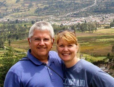 My husband and I in Ecuador, 2011