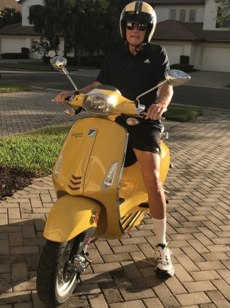 Vespa scooter in Naples, FL