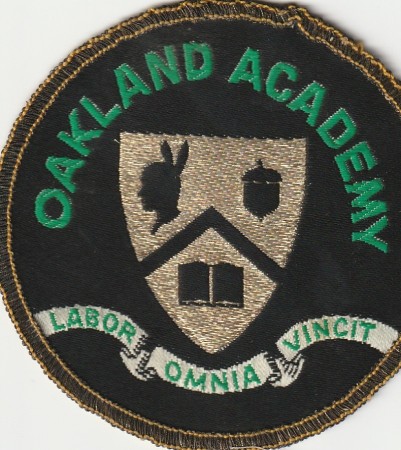 Emblem worn on Oakland suit jackets 
