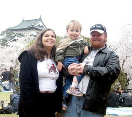 Richie, Trica and Aiden in Japan