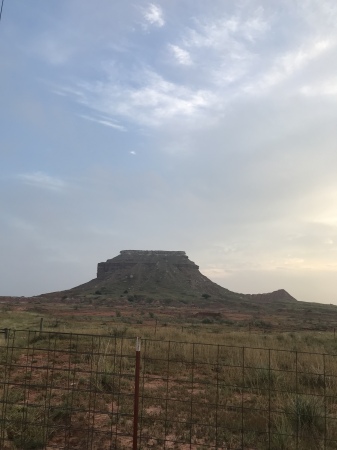 Oklahoma Badlands, chasing pipelines.