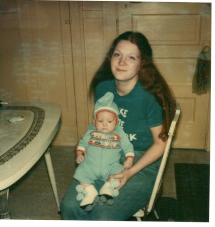 Me with my son Scott, 1981