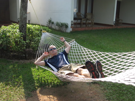 Relaxing in India