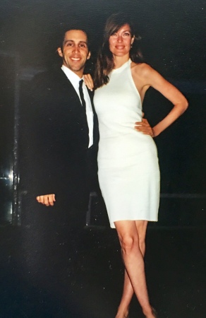 With supermodel Carlo Alt. Backstage 1999